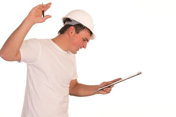 Nice young worker — Stock Photo, Image