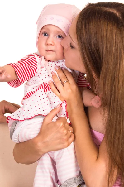 彼女の赤ちゃんとママ — ストック写真