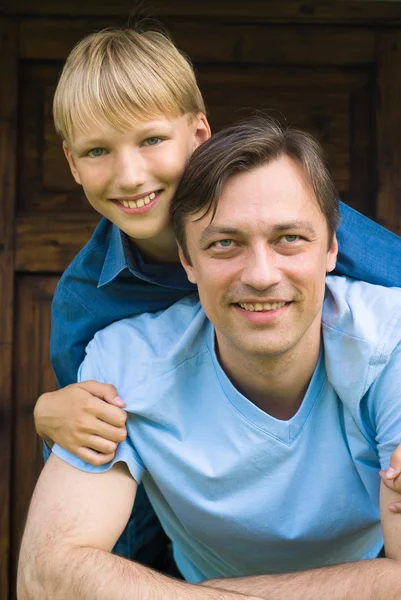 Papà e figlio — Foto Stock