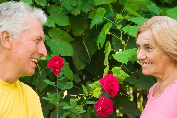 stock image Aged cute couple