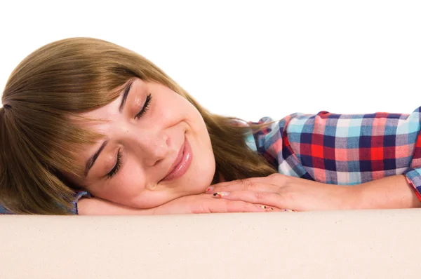 Nice woman sleeping — Stock Photo, Image