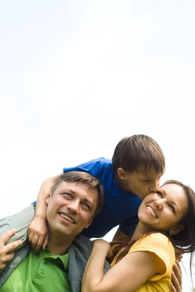 Family at the nature — Stock Photo, Image