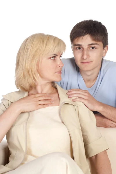Mom with son — Stock Photo, Image