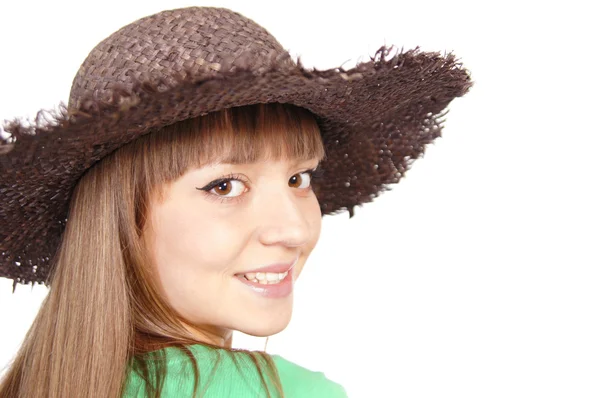 Κορίτσι με καπέλο. — Φωτογραφία Αρχείου