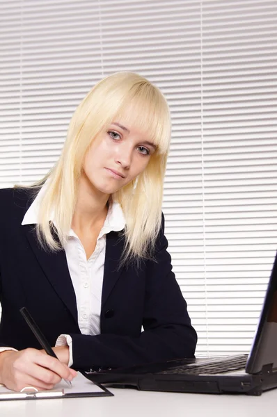 Woman at office — Stock Photo, Image