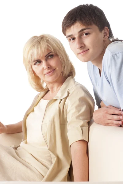 Mom and her son — Stock Photo, Image