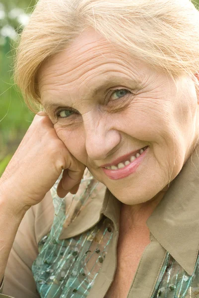 Cute old woman — Stock Photo, Image