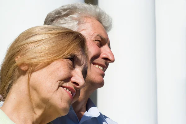 stock image Elderly couple portrait