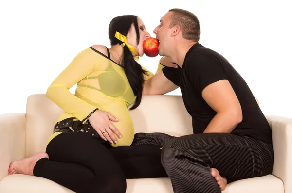 Woman with man — Stock Photo, Image