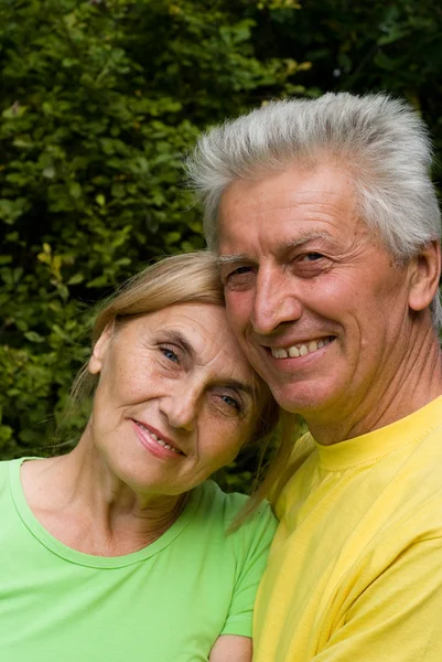 Retrato de pareja de edad —  Fotos de Stock