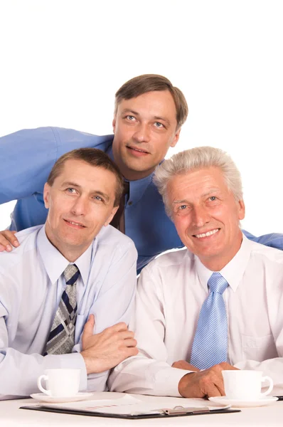 Tres hombres de negocios lindos — Foto de Stock