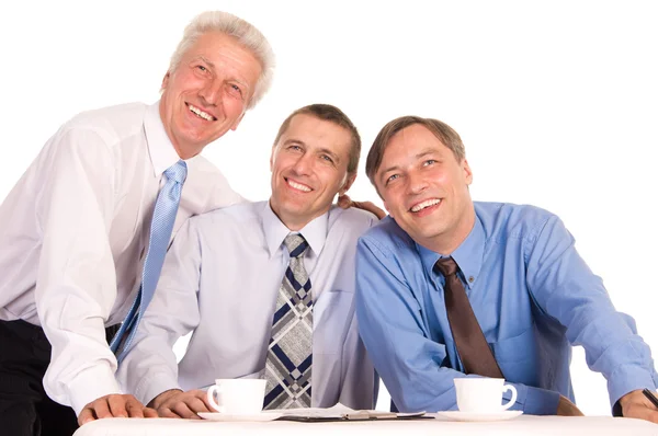 Tres buenos hombres de negocios — Foto de Stock