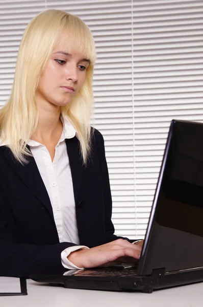 Smart girl at office — Stock Photo, Image