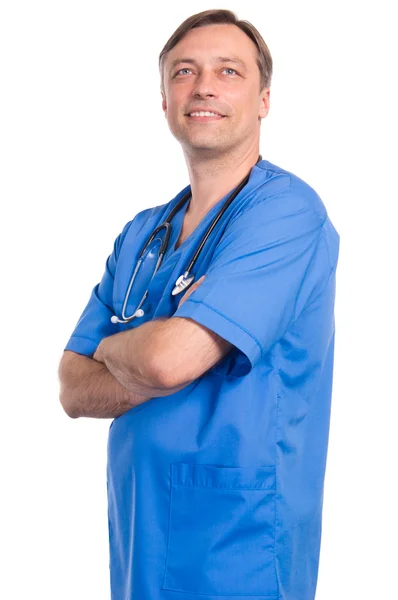 Porträt eines netten Arztes — Stockfoto