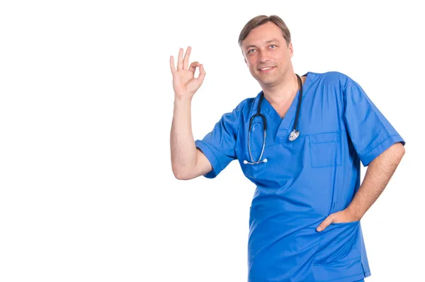 Portrait of a cute doctor — Stock Photo, Image