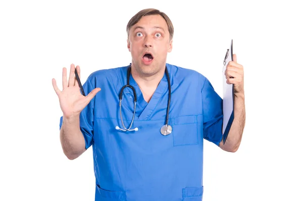 Cute doctor standing — Stock Photo, Image