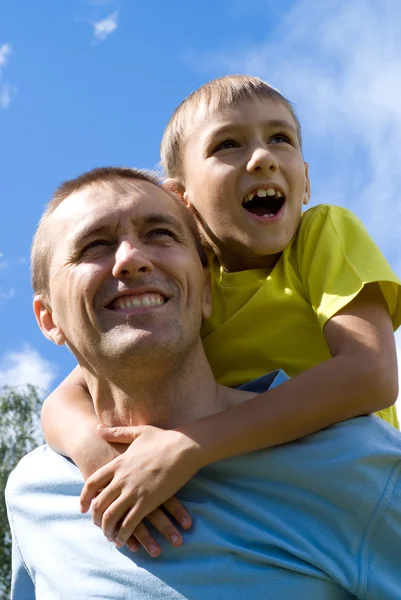 Daddy and son — Stock Photo, Image