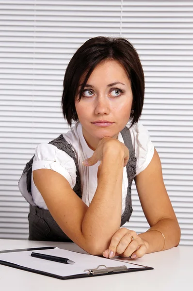 Pretty office worker — Stock Photo, Image