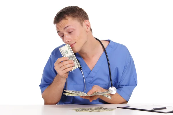 Korruption bei jungen Ärzten — Stockfoto