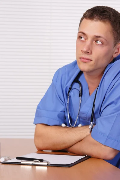 Cute young doctor — Stockfoto