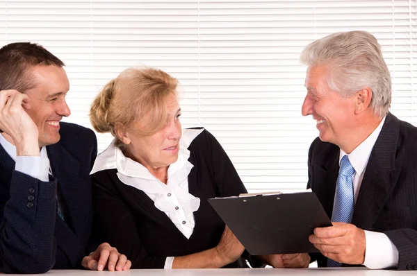 Adult office workers — Stock Photo, Image