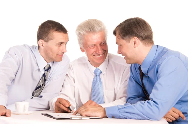Portrait von drei Geschäftsleuten — Stockfoto