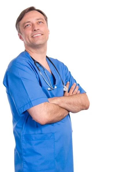 Porträt eines netten Arztes — Stockfoto