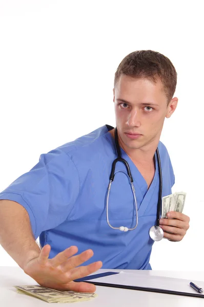 Médecin et cash — Photo