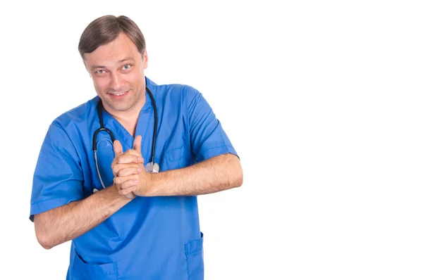 Doctor en azul —  Fotos de Stock