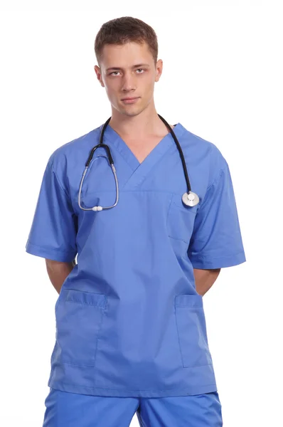 Junge Ärztin posiert — Stockfoto