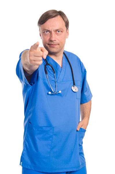 Netter Doktor posiert — Stockfoto