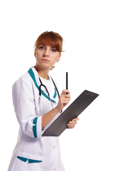 Porträt einer jungen Krankenschwester — Stockfoto