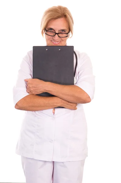 Doctor with documents — Stock Photo, Image