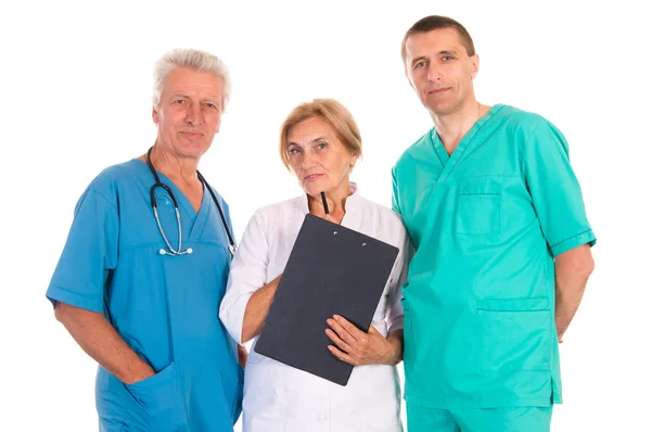 Tre medici ritratto — Foto Stock