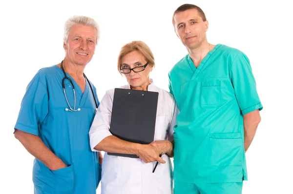 Portret trzech lekarzy — Zdjęcie stockowe