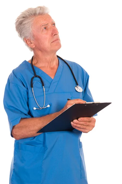 Doc with list — Stock Photo, Image