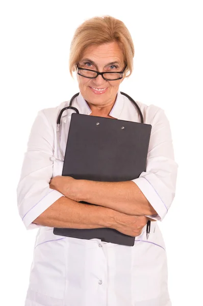 Roztomilý ženský lékař — Stock fotografie