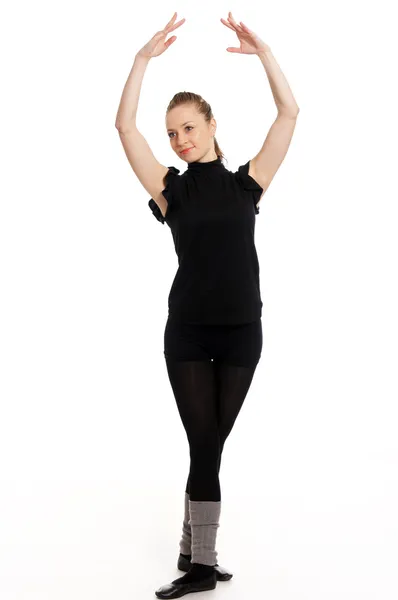Linda chica bailando — Foto de Stock