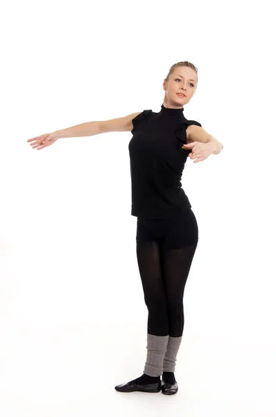 Adult girl dancing — Stock Photo, Image