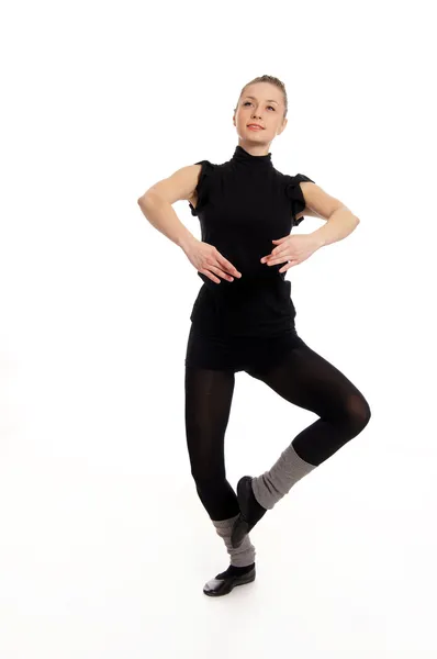 Adult girl dancing — Stock Photo, Image