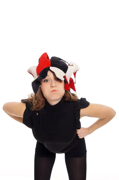 Menina com chapéu — Fotografia de Stock