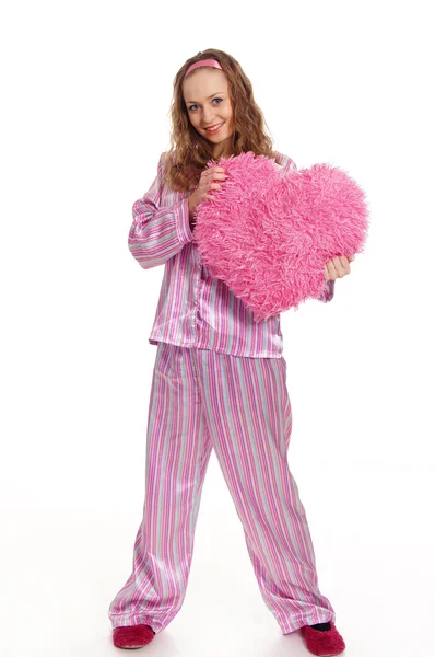 Chica en pijama — Foto de Stock