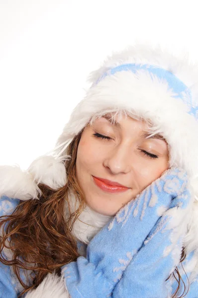 Retrato de doncella de nieve — Foto de Stock