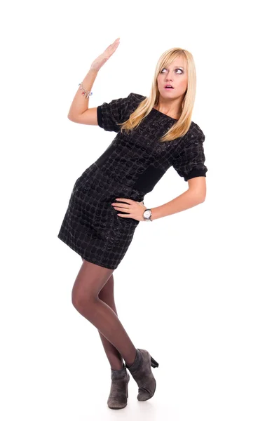 Flicka i klänning — Stockfoto
