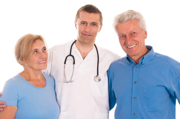Doctor and patients — Stock Photo, Image