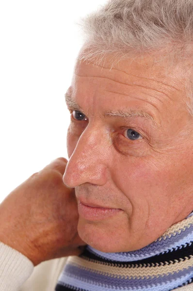 Beyaz sağlıklı yaşlı adamı — Stok fotoğraf