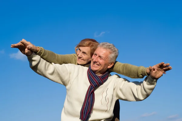 Viejos amantes felices — Foto de Stock