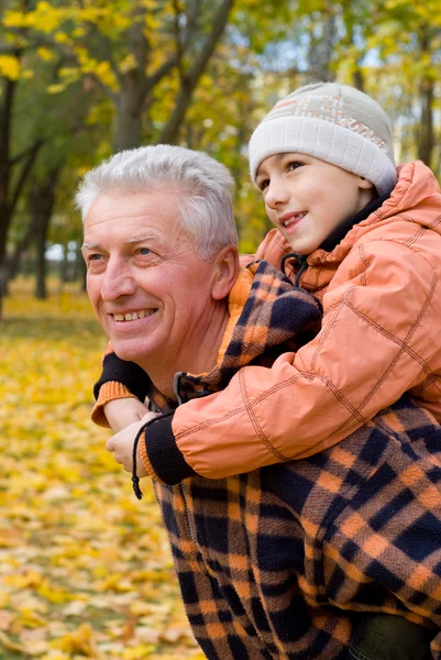 Grandparent and kid — Stock Photo, Image