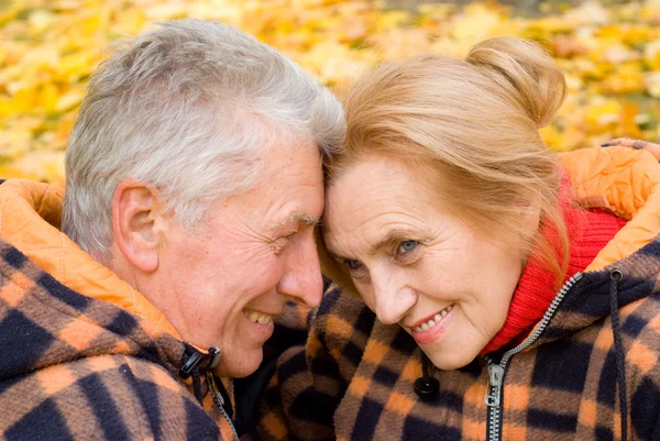 Underbara gamla par — Stockfoto