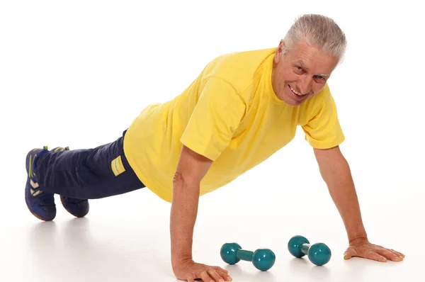 Healthy old man — Stock Photo, Image